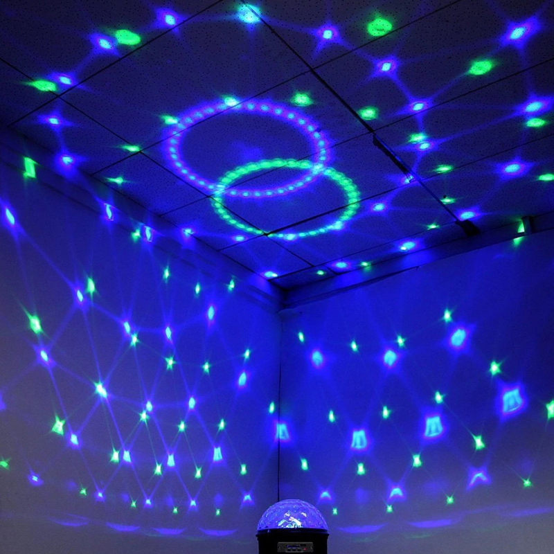 Globo Bola Maluca de Luz LED com Som Bluetooth