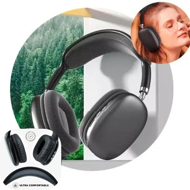 Fone de Ouvido Bluetooth P9 AIR Preto
