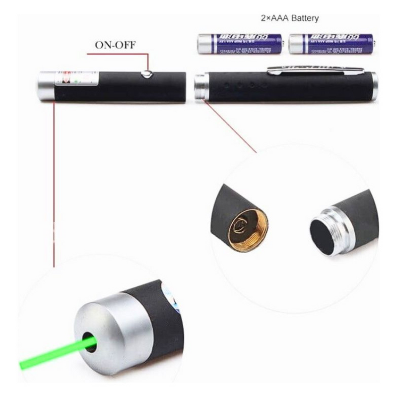 Caneta Laser Verde Forte Recarregável
