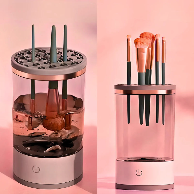 Limpador de Pincéis de Maquiagem Automático USB