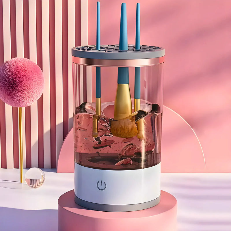 Limpador de Pincéis de Maquiagem Automático USB