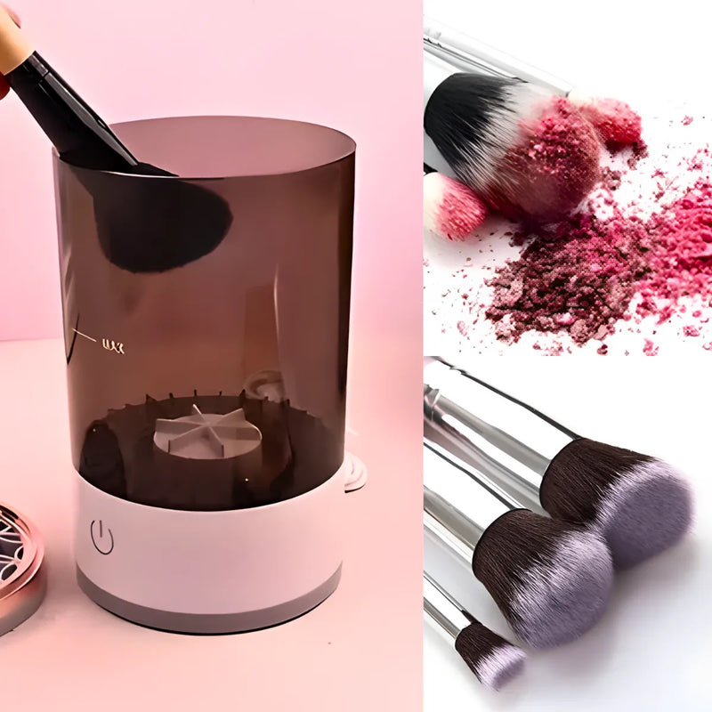 Limpador de Pincéis de Maquiagem Automático USB