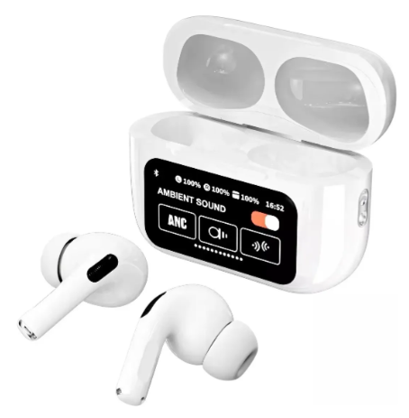 Fone de Ouvido Bluetooth 5.4 A9PRO- BRANCO