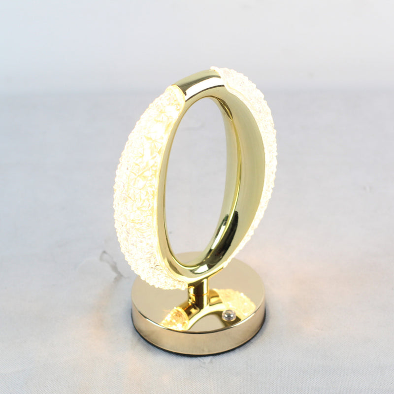 Luminária Abajur Cristal LED Touch