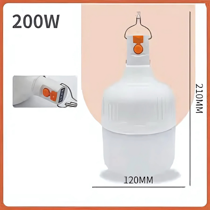 Lâmpada de Emergência LED 15W – Segurança e Economia
