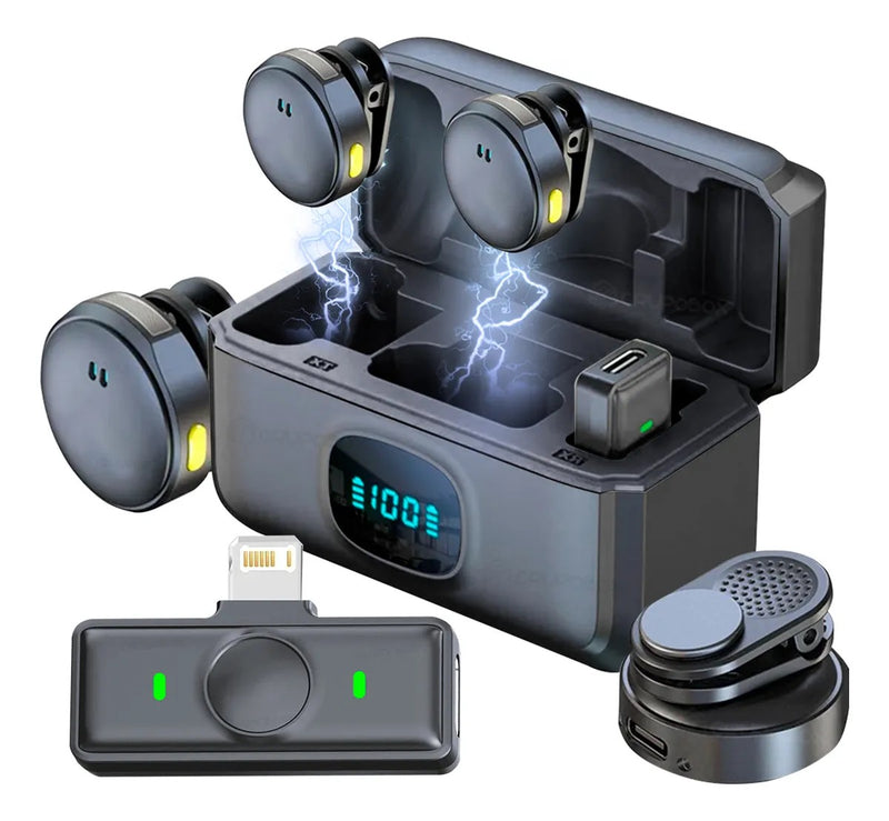 Microfone Lapela Magnetico MIC-2912