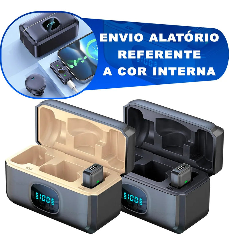Microfone Lapela Magnetico MIC-2912