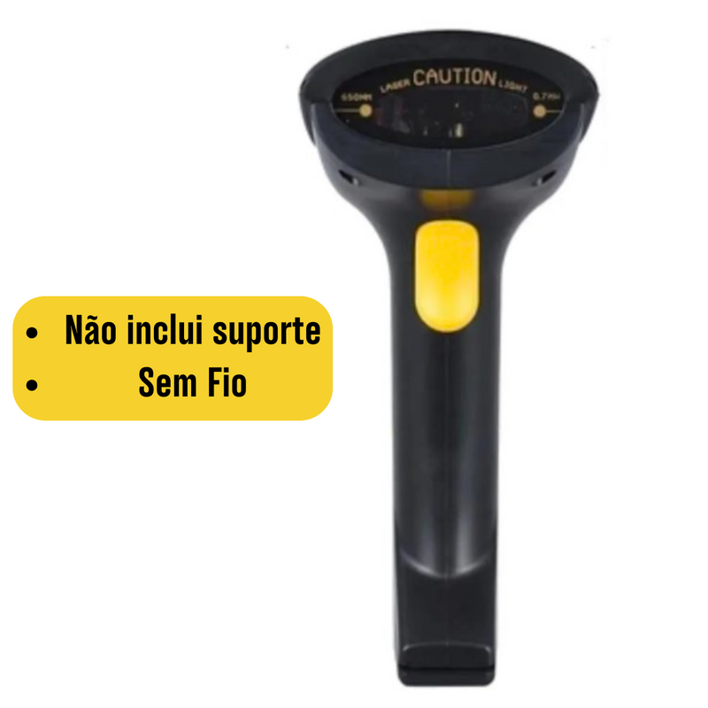 Leitor de Código de Barras Sem Fio LM800 – USB Plug & Play