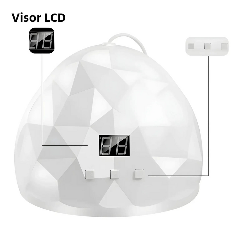 Cabine Led para Unhas de Gel Bivolt – Secagem Rápida