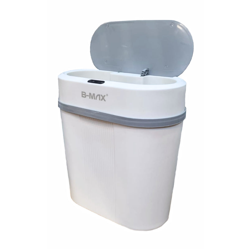 Lixeira Inteligente 12L com Sensor Automático – Branca