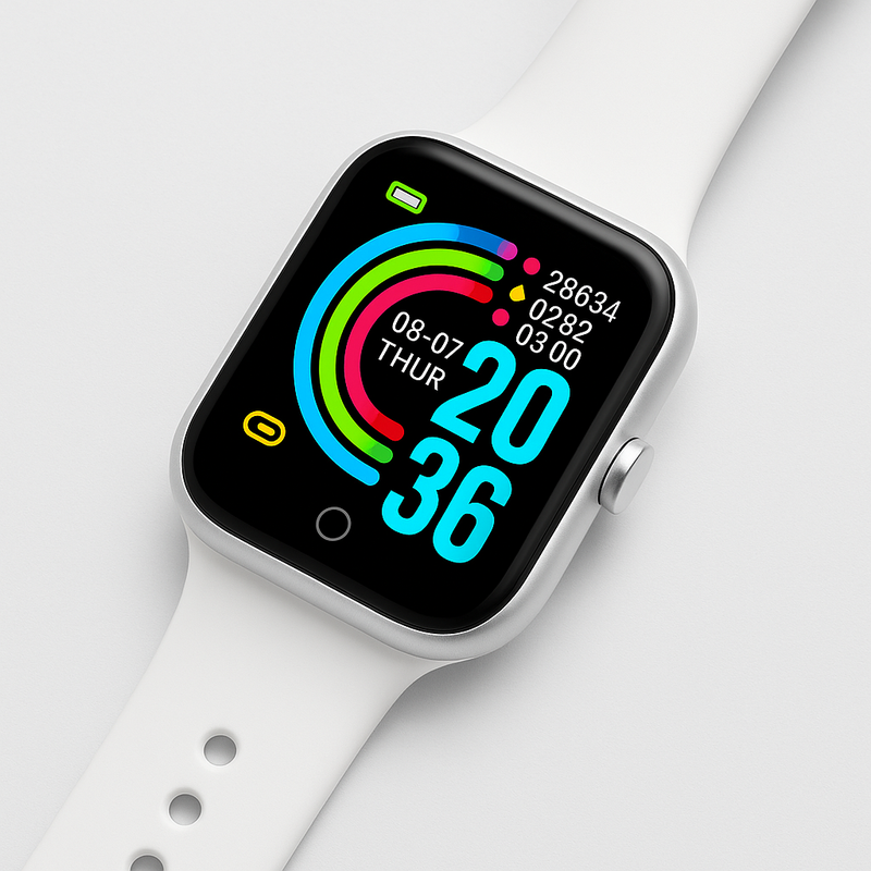 Smartwatch D20 Inteligente Branco