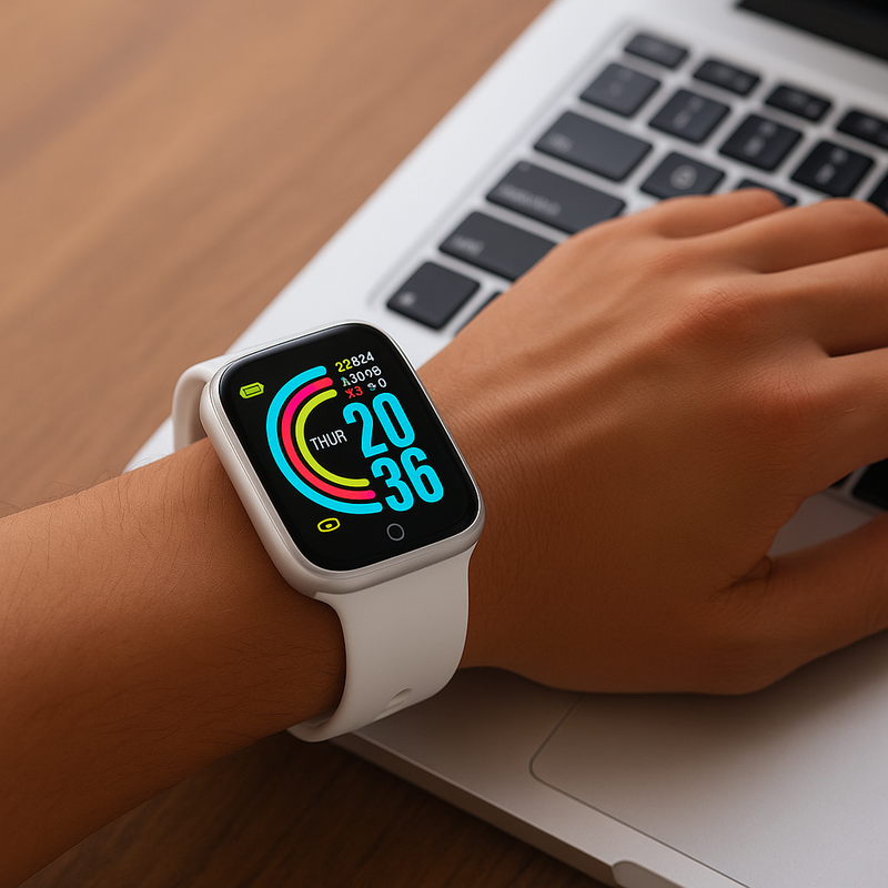 Smartwatch D20 Inteligente Branco