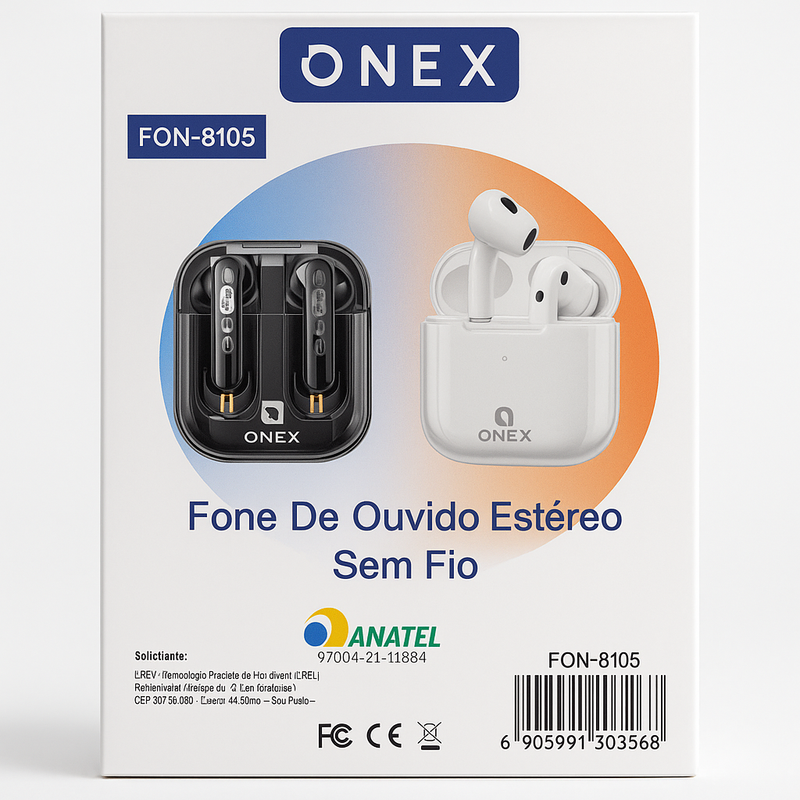Fone De Ouvido Estéreo Sem Fio FON-8105
