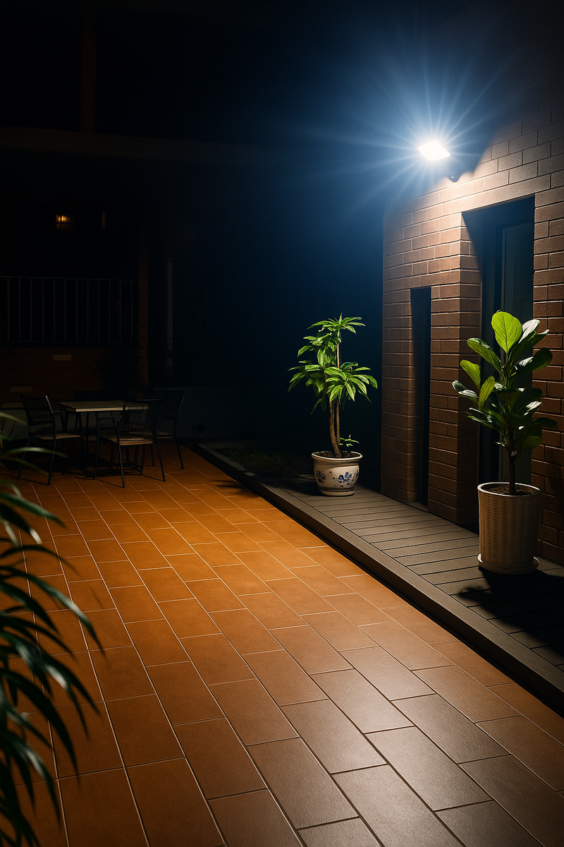 Luminária Externa LED com Sensor de Movimento LUZ-7701