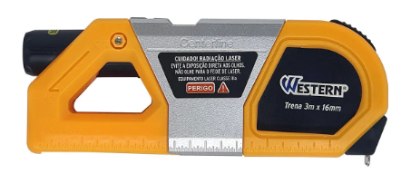 Nível a Laser com Trena 3 Metros