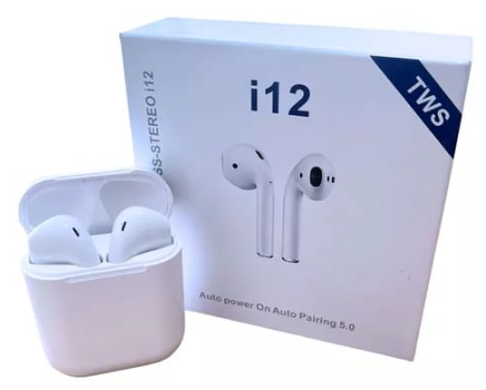 Fone de Ouvido Bluetooth i12