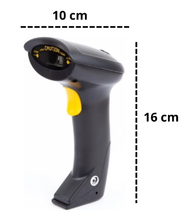 Leitor de Código de Barras Sem Fio LM800 – USB Plug & Play