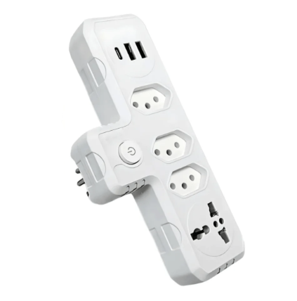 Adaptador Tomada Benjamin T USB-A e USB-C BM-8704A