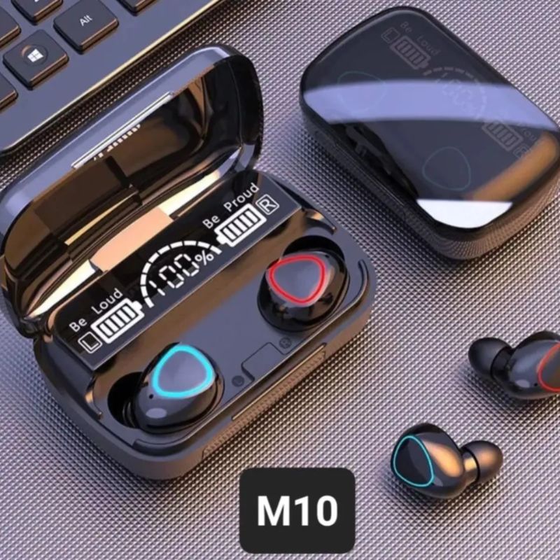 Fone Bluetooth M10 Sem Fio Display Digital Preto