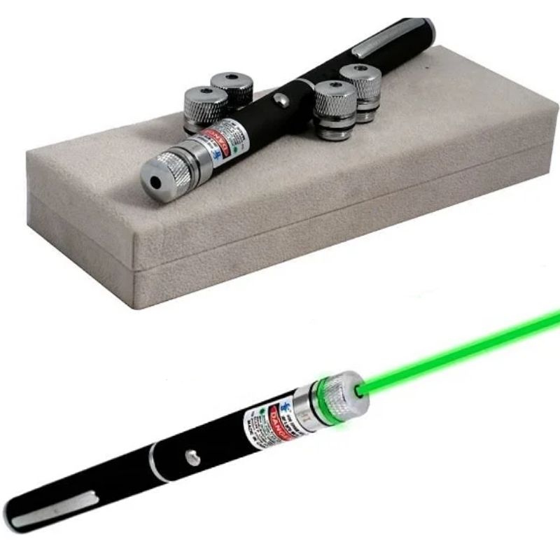 Caneta Laser Verde Forte Recarregável