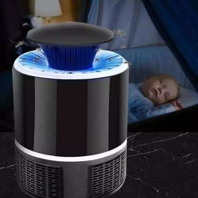 Repelente Elétrico Mata Mosquito Pernilongo Preto/branco