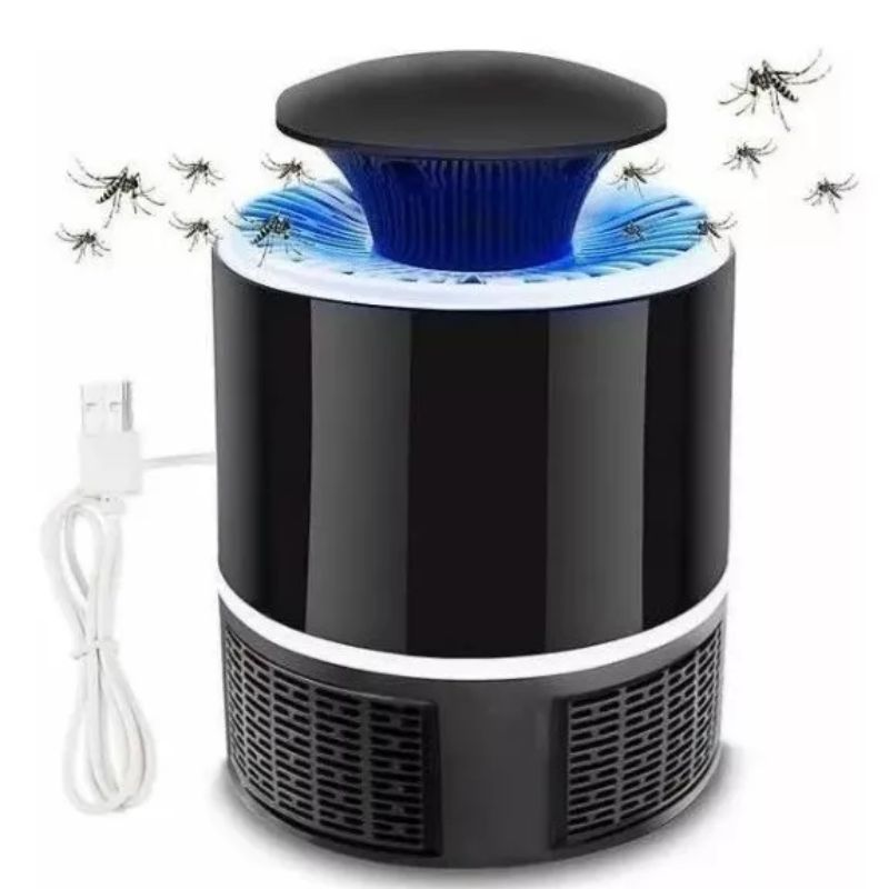 Repelente Elétrico Mata Mosquito Pernilongo Preto/branco