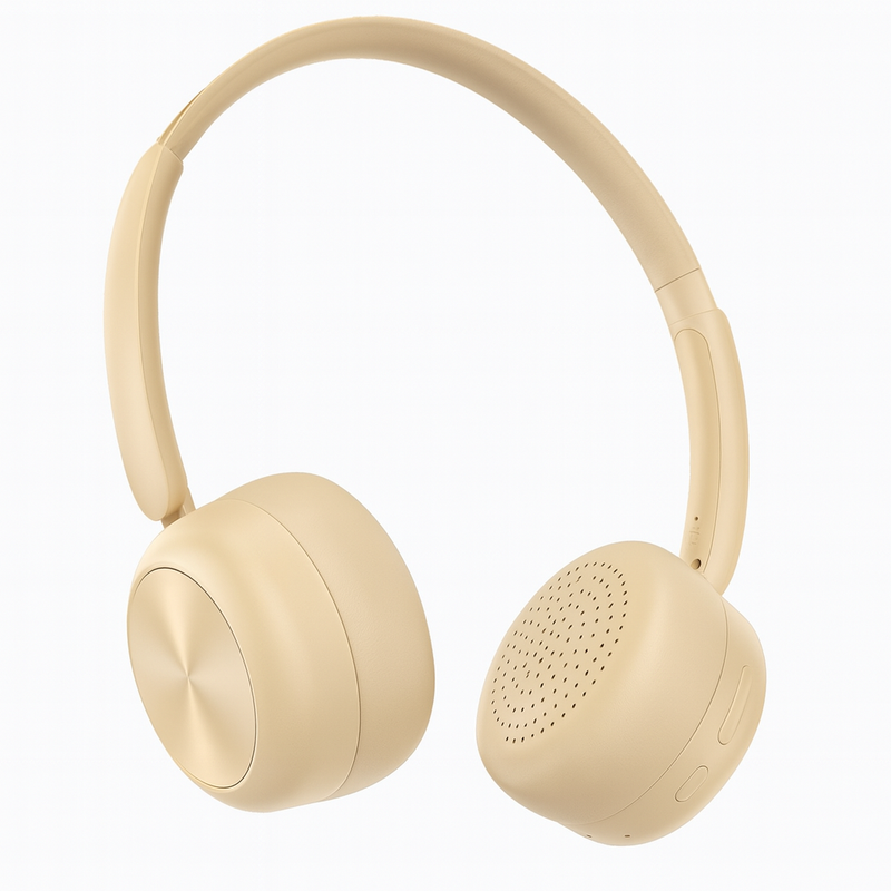 Fone de Ouvido On-Ear PEI-HS01 Bege