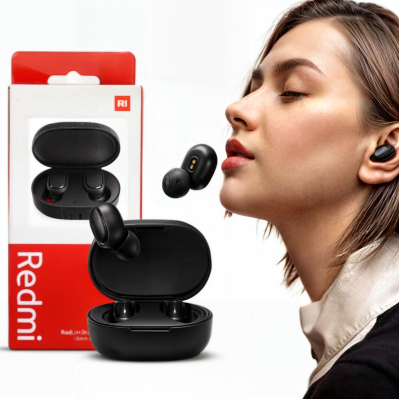 Fone TWS Bluetooth 5.0 Redmi com Microfone – Som Imersivo 2 Kits